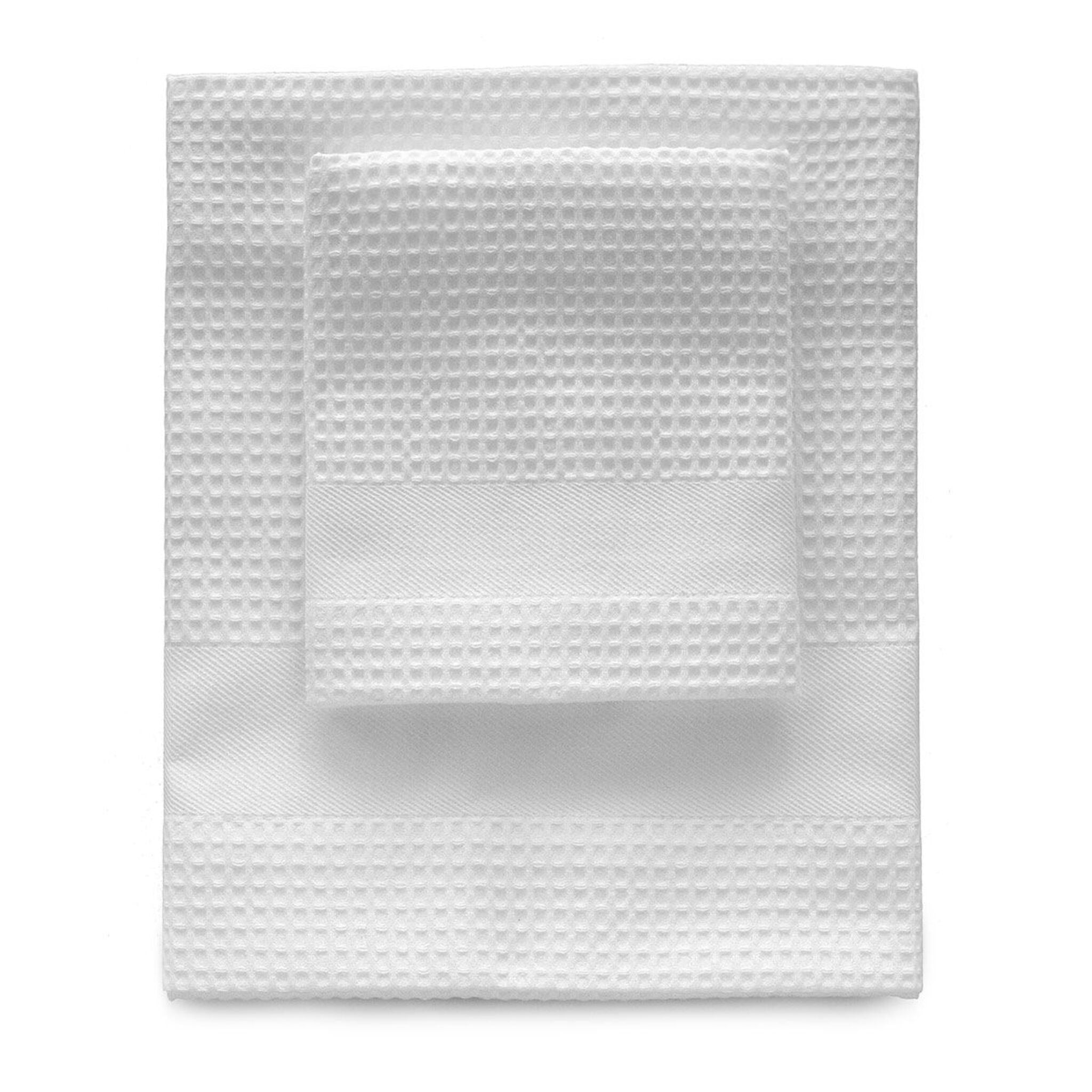 Bellora Face and Guest Towel Set 1+1 in honeycomb Art. Blue Bee